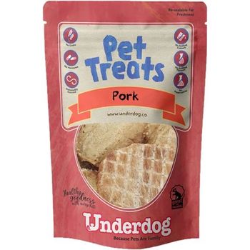 Underdog Air Dried Pork Dog Treats 100g