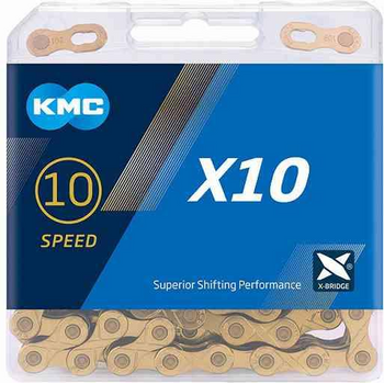 KMC X10 TI Gold 10S Chain With Missing Link