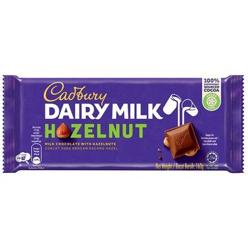 Cadbury Dairy Milk Chocolate Hazelnut Whole Nuts 160g