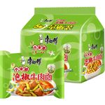 Master Kong Instant Noodle Pickled Chilli Artificial Beef Flavour 5pcs 101g