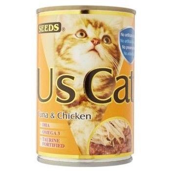Seeds Us Cat Canned Food Tuna & Chicken 400g