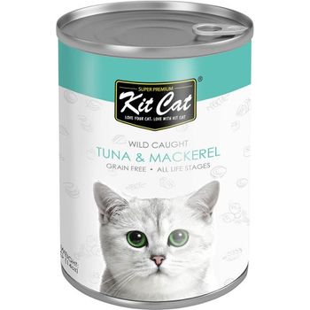 Kit Cat Canned Food Tuna & Mackerel 400g