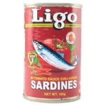 Ligo Sardines In Tomato Sauce Chili Easy-Open Can 180g