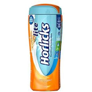 Horlicks Lite Health Nutrition Drink 450g Pet Jar Regular Malt