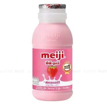 Meiji Low Fat Fresh Milk Strawberry 200ml