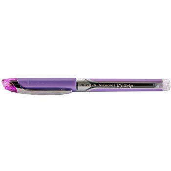 Pilot V5 Hi Tecpoint Rollerball Pen Liquid Ink 0.5mm Tip Violet