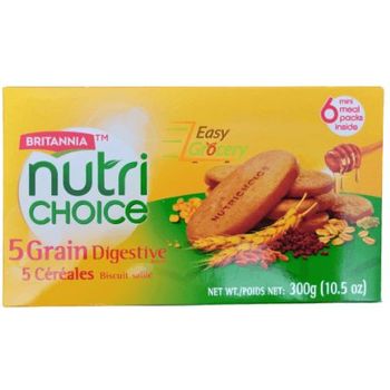 Britannia Nutri Choice 5 Grain Digestive Biscuits 300g