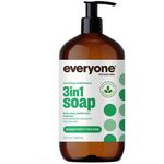 EO (Everyone) - Body & Bath, Peppermint Tea Tree 3-In-1 Soap (32oz)