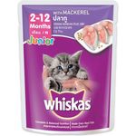 Whiskas Pouch Cat Food Junior Mackerel Flavour 85g