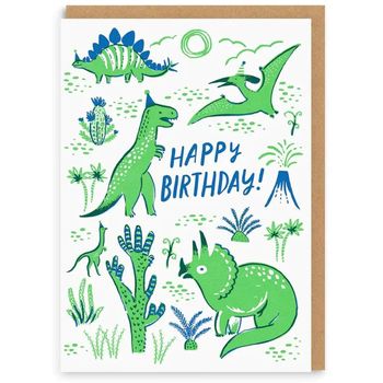 Ohh Deer Dino Party Card