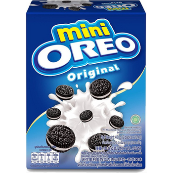 Oreo Mini Original Chocolate Sandwich Cookies with Vanilla Flavored Cream 40.8g