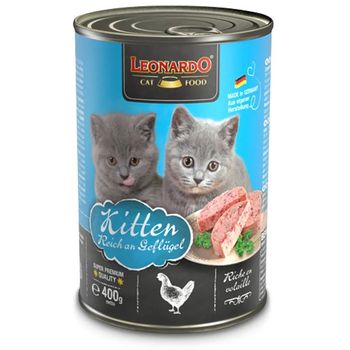 Leonardo Kitten Wet Food Rich in Chicken 400g