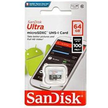 SanDisk Ultra 64gb 100mb s Uhs-i Class 10 Microsdxc Card Sdsqunr-064g-gn3mn