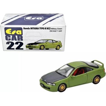 Era Car Honda Integra Type-R DC2 Military Green 1/64 Diecast Model