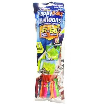 Happy Baby Balloons Fill And Tie 37 H2 O Balloons 18g