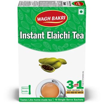 Wagh Bakri Instant Tea Premix Elaichi Flavour 140g 