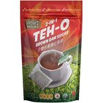 Coffee Hock 2-in-1 Less Sugar Teh-o Ceylon Tea With Raw Sugar 10 Teabags 12g