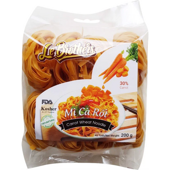 LeBrother's Mi Ca Rot Carrot Wheat Noodle 200g