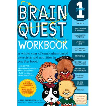 Workman Publishing Brain Quest Workbook Grade 1