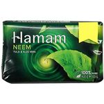 Hamam Neem Soap With Aloe Vera And Tulsi Pure Neem Oil 45g