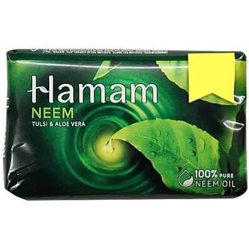 Hamam Neem Soap With Aloe Vera And Tulsi Pure Neem Oil 45g