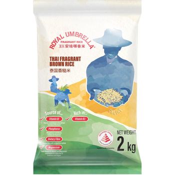 Royal Umbrella Thai Fragarant Brown Rice 2kg