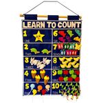 Smart Mama Soft Play Fabric Wall Chart Learn To Count Chart