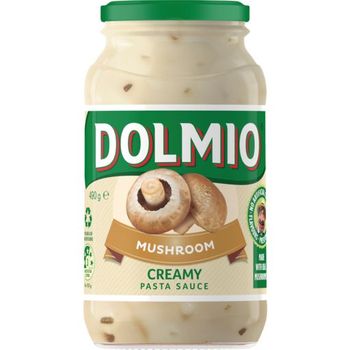 Dolmio Mushroom And Creamy Pasta Sauce 490g