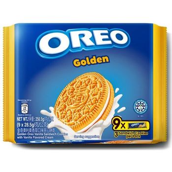 Oreo Vanilla Cream Sandwich Cookies 256.5g