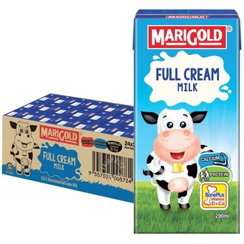 Marigold Uht Milk Full Cream 200ml