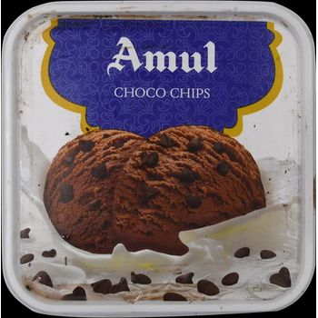 Amul Choco Chips Ice Cream Real Milk 1L