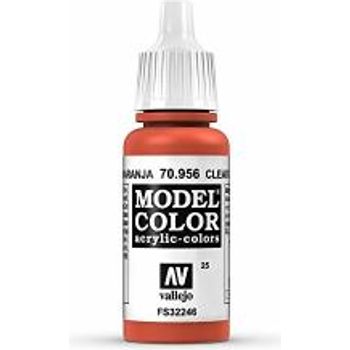 Vallejo Acrylic Paint Clear Orange