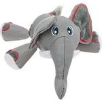 Kong Cozie Ultra Ella Elephant Chew Dog Toy Medium Gray