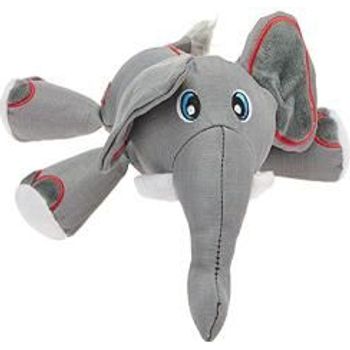 Kong Cozie Ultra Ella Elephant Chew Dog Toy Medium Gray