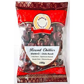 Annam Dried Round Chillies 100g
