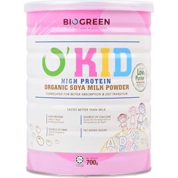 Biogreen O'kid High Protein Organic Soy Milk 700g
