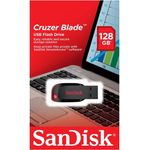 SanDisk Memory Card 128GB Cruzer Blade USB 2.0