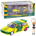 Inno Models Honda Civic EF9 No Good Racing Osaka Automesse 2019 w/Figure Diecast Car