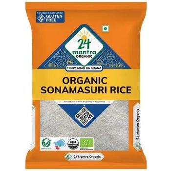 24 Mantra Organic Sonamasuri Raw Rice Polished 5kg