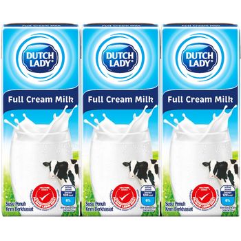 Dutch Lady Full Cream Milk 6x200ml