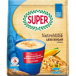 SUPER Nutremill Less Sugar Cereal 18 sachets 450g