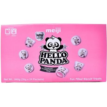 Meiji Hello Panda Fun Filled Biscuits 24pcs 35g