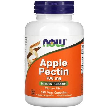 Now (Foods) - Healthy Digestion, Apple Pectin 700mg (120 veggie capsules)