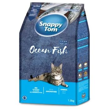 Snappy Tom Cat Dry Food Ocean Fish with Vegetables 1.5kg