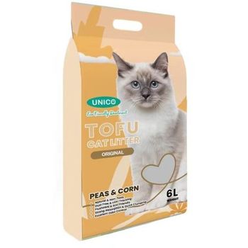 Unico Tofu Cat Litter Original 6l