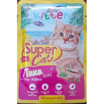 Super Cat Pouch Kitten Tuna 85g
