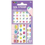 Avenir Small Nail Stickers Flower Glitter