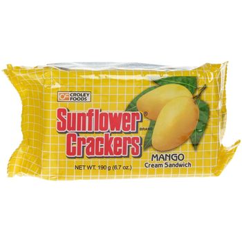 Croley Foods Mango Cream Sandwich, Sunflower Crackers 190g