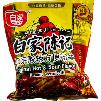 Bai Jia Hot Sour Flavor Instant Vermicelli 105g