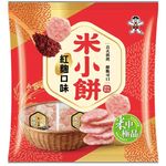 Want Want Rice Cookies Red Yeast Flavor Rice Crackers 160g